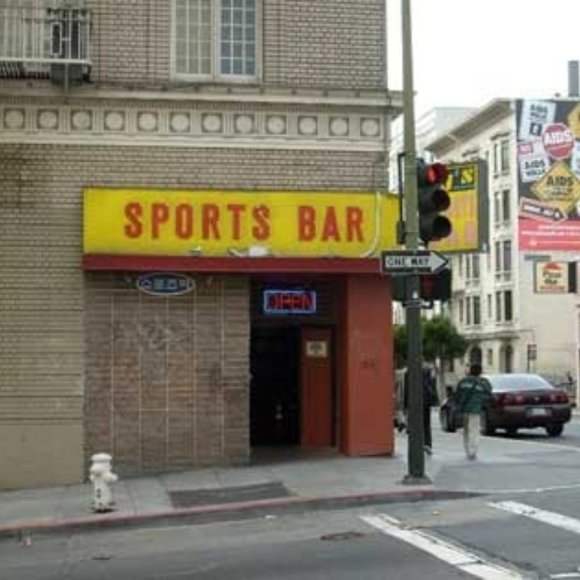 🍻⛩ RJ's Sports Bar 701 Geary Blue T-Shirt Rare Large Dive Bar San Francisco ⛩🍺 - Picture 8 of 9